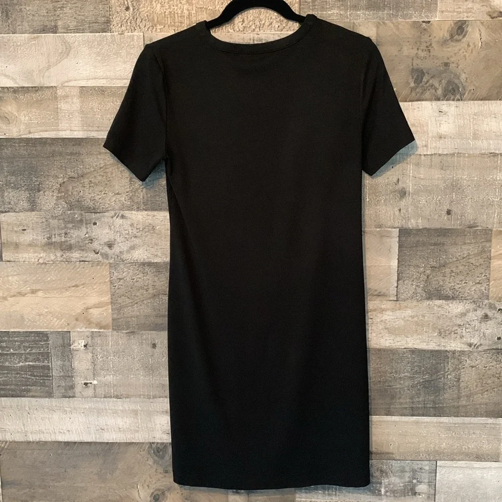 White House Black Market Black Dress With Tie Front Size XS - Picture 15 of 16